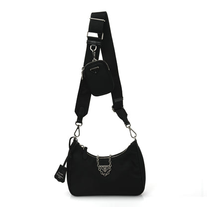 Prada Re-Nylon Saffiano Re-Edition 2005 Shoulder Bag Black 1 of 11