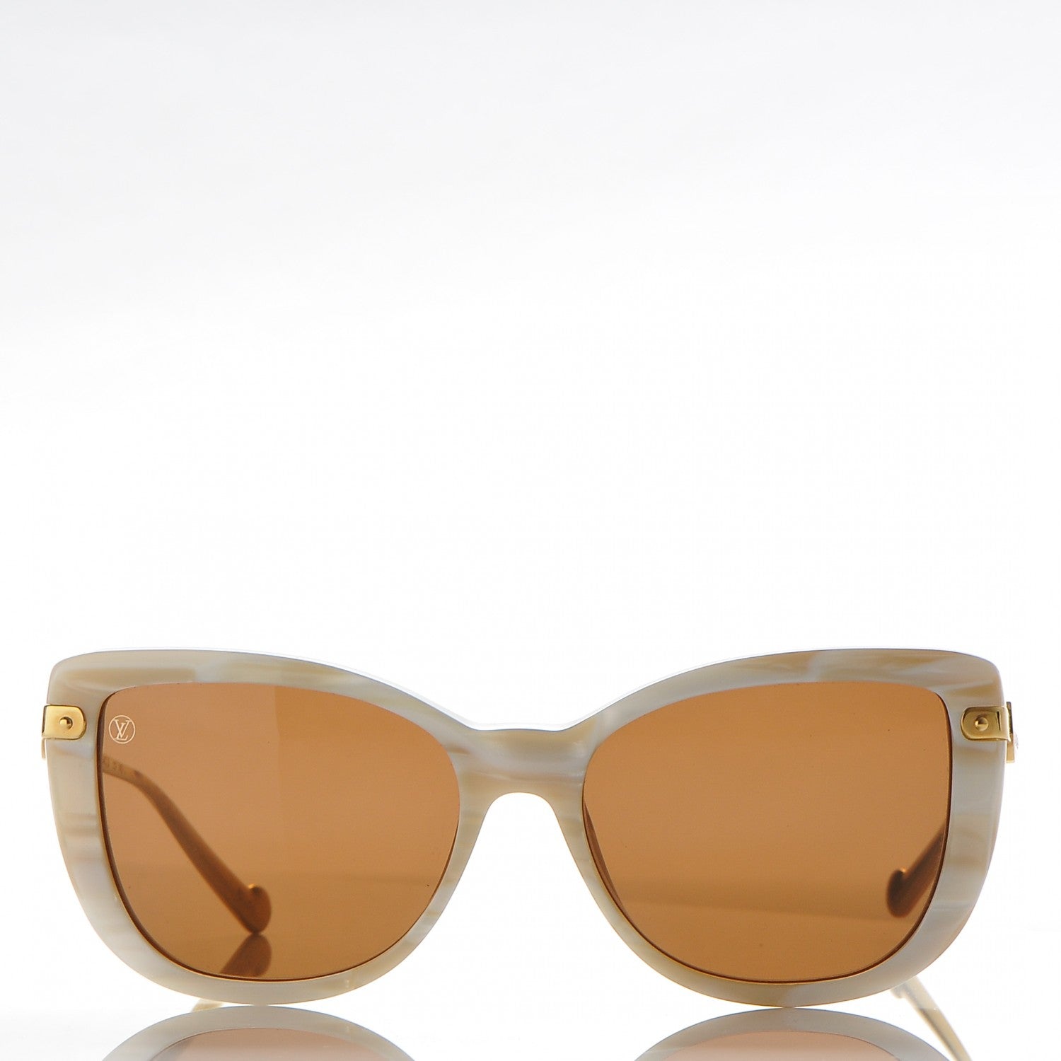 Louis Vuitton Acetate Shiny Charlotte Sunglasses Z0874W Creme 2 of 7