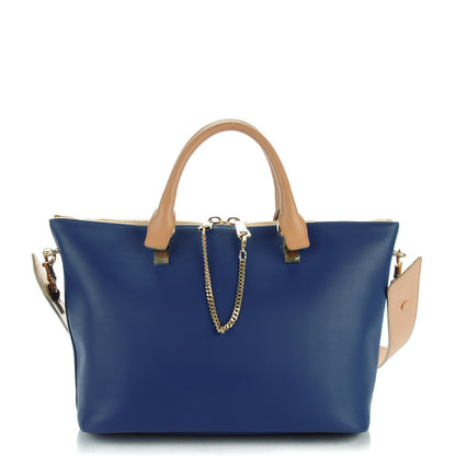 Chloe Smooth Calfskin Medium Baylee Tote Sea Water 1 of 8