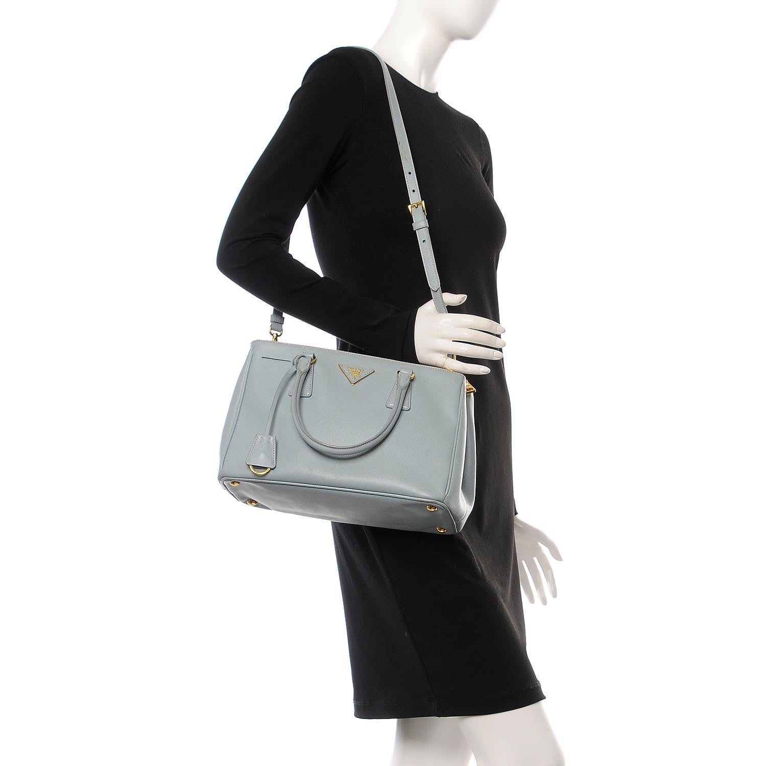 Prada Saffiano Medium Galleria Double Zip Tote Astrale 2 of 13