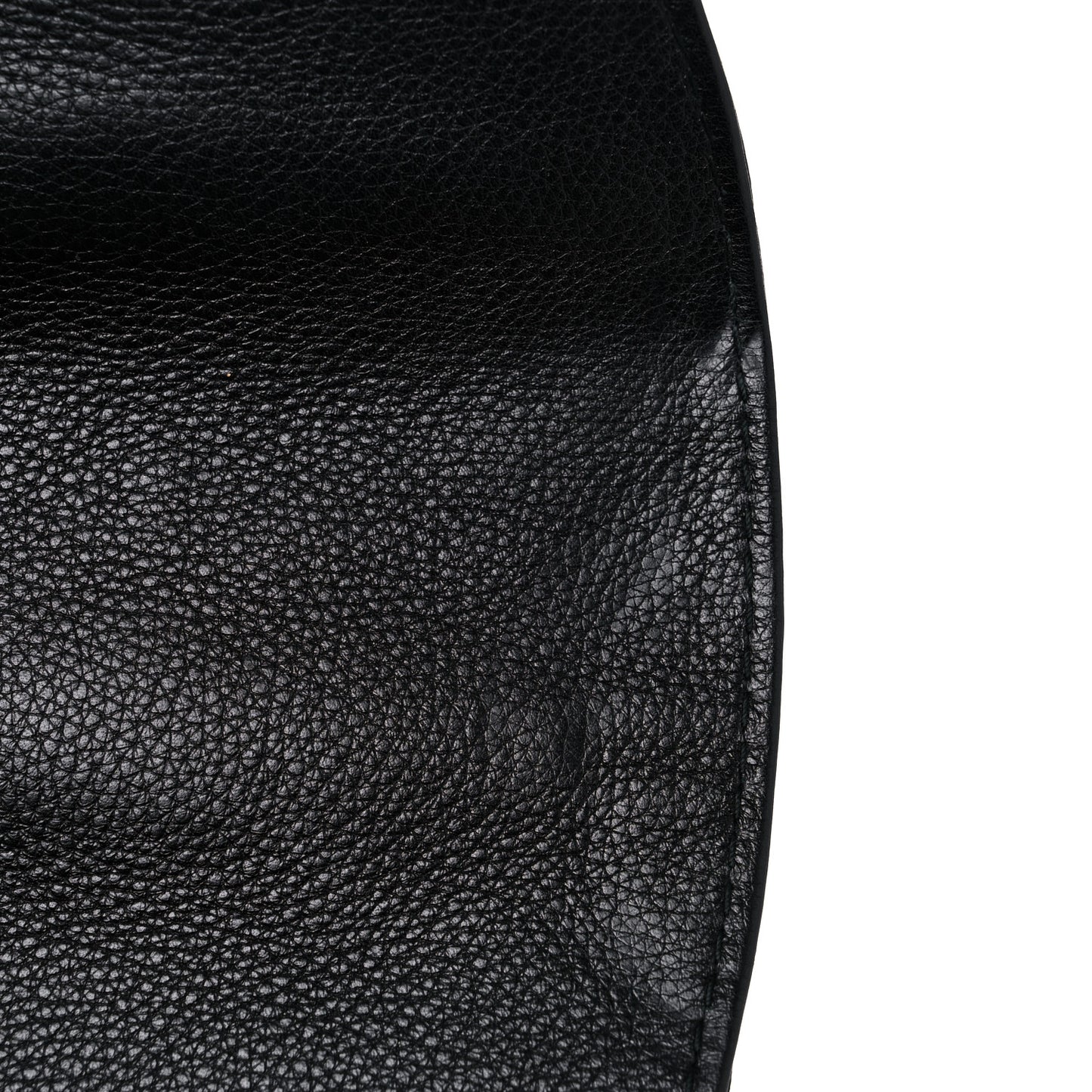 Calfskin Large New Bamboo Top Handle Bag Black