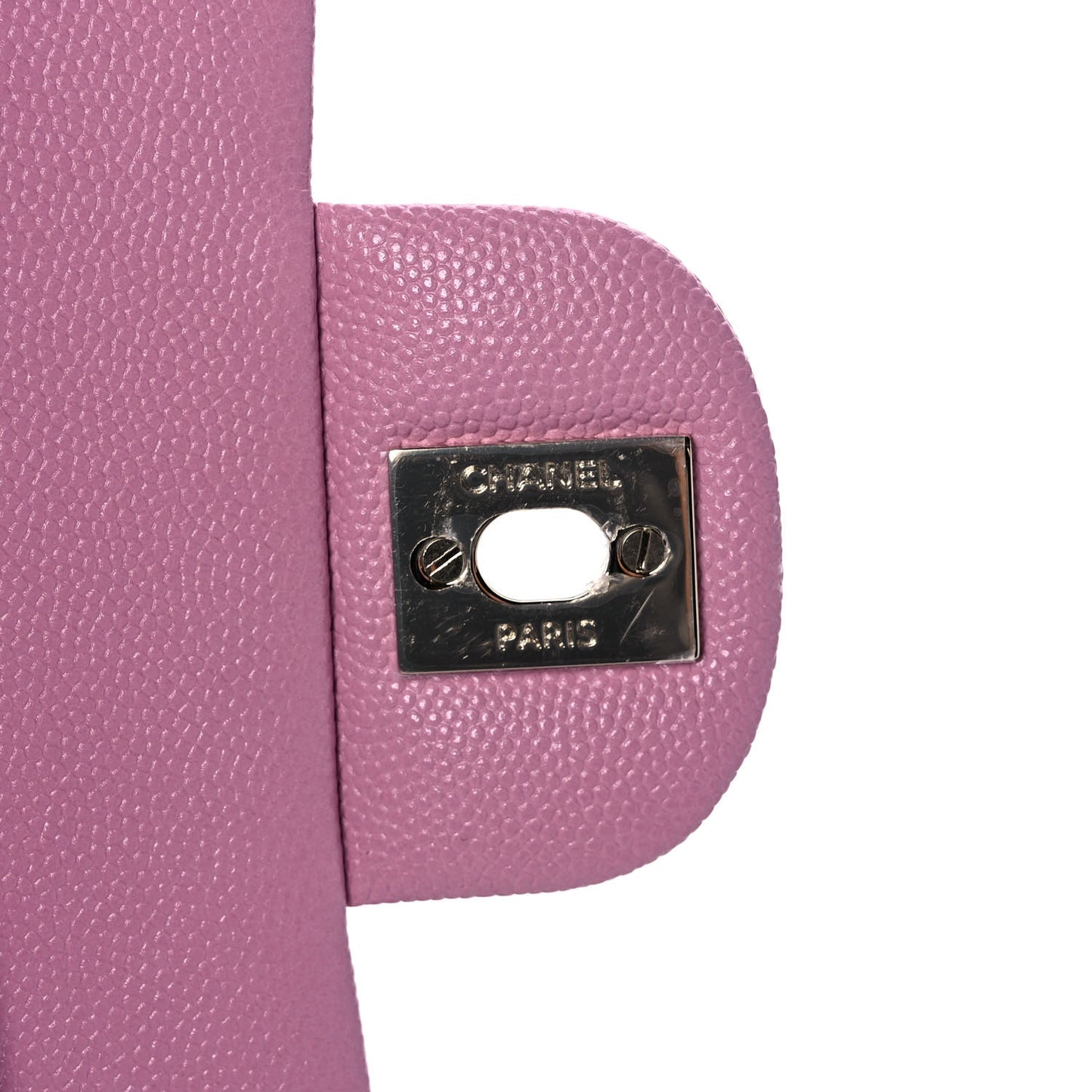 Caviar Quilted Small Double Flap Dark Pink