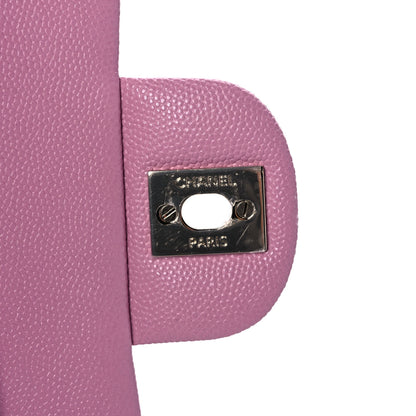 Chanel Caviar Quilted Small Double Flap Dark Pink 11 of 13