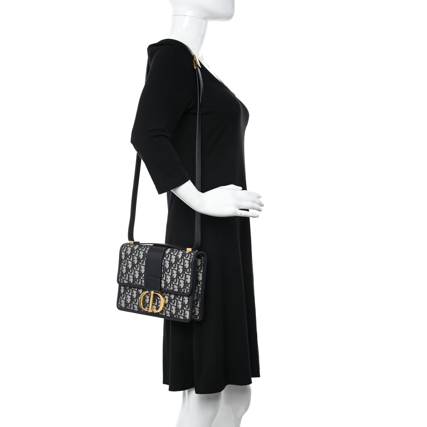 Oblique 30 Montaigne Flap Bag Blue
