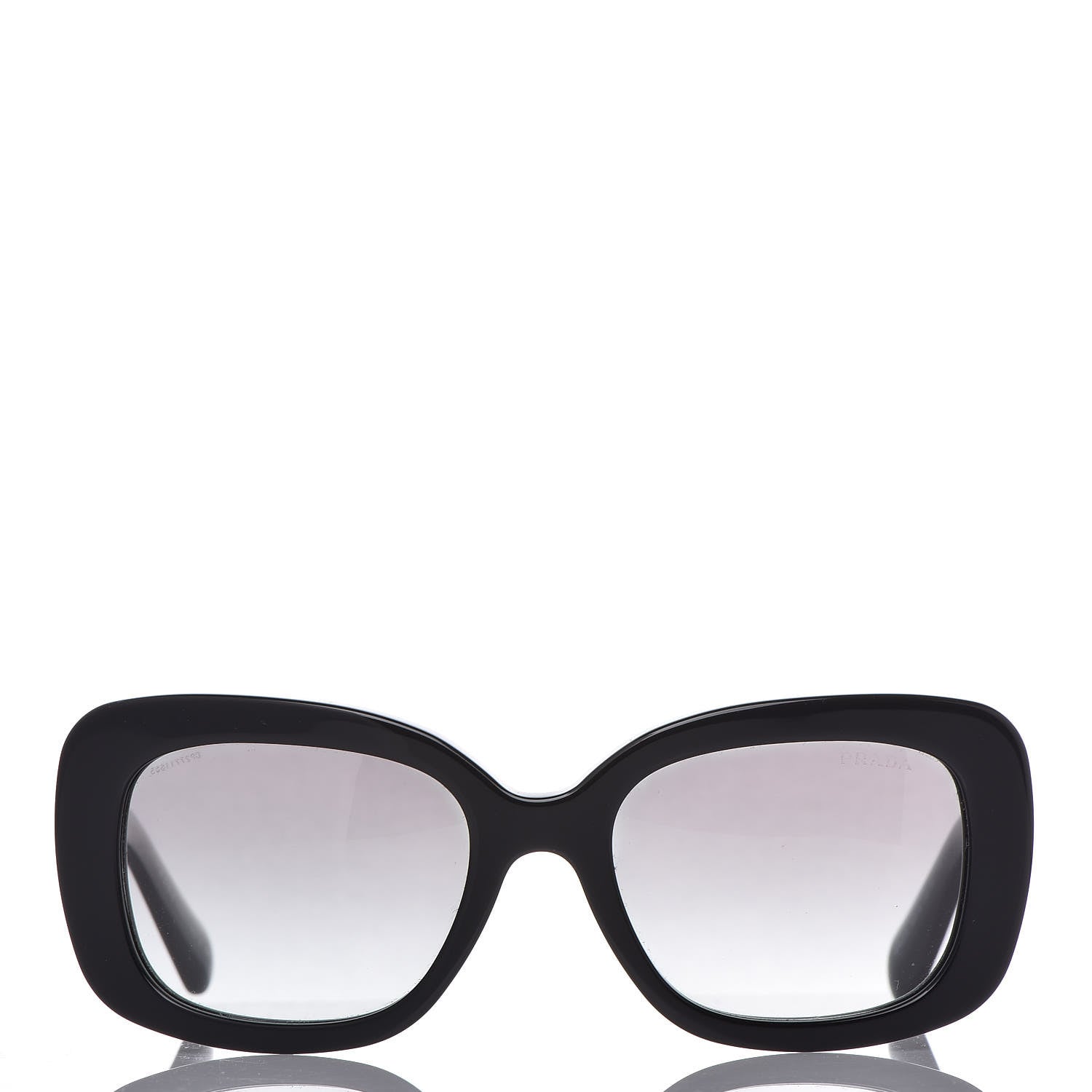 Prada Acetate Baroque Sunglasses SPR 27O Black 2 of 6