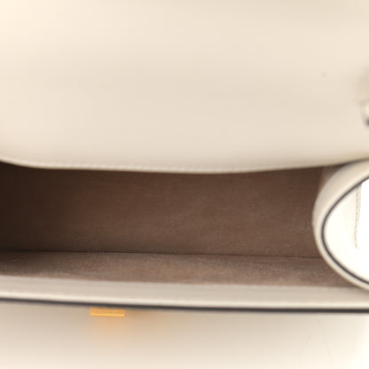 Gucci Calfskin Mini Sylvie Top Handle Bag White 4 of 9