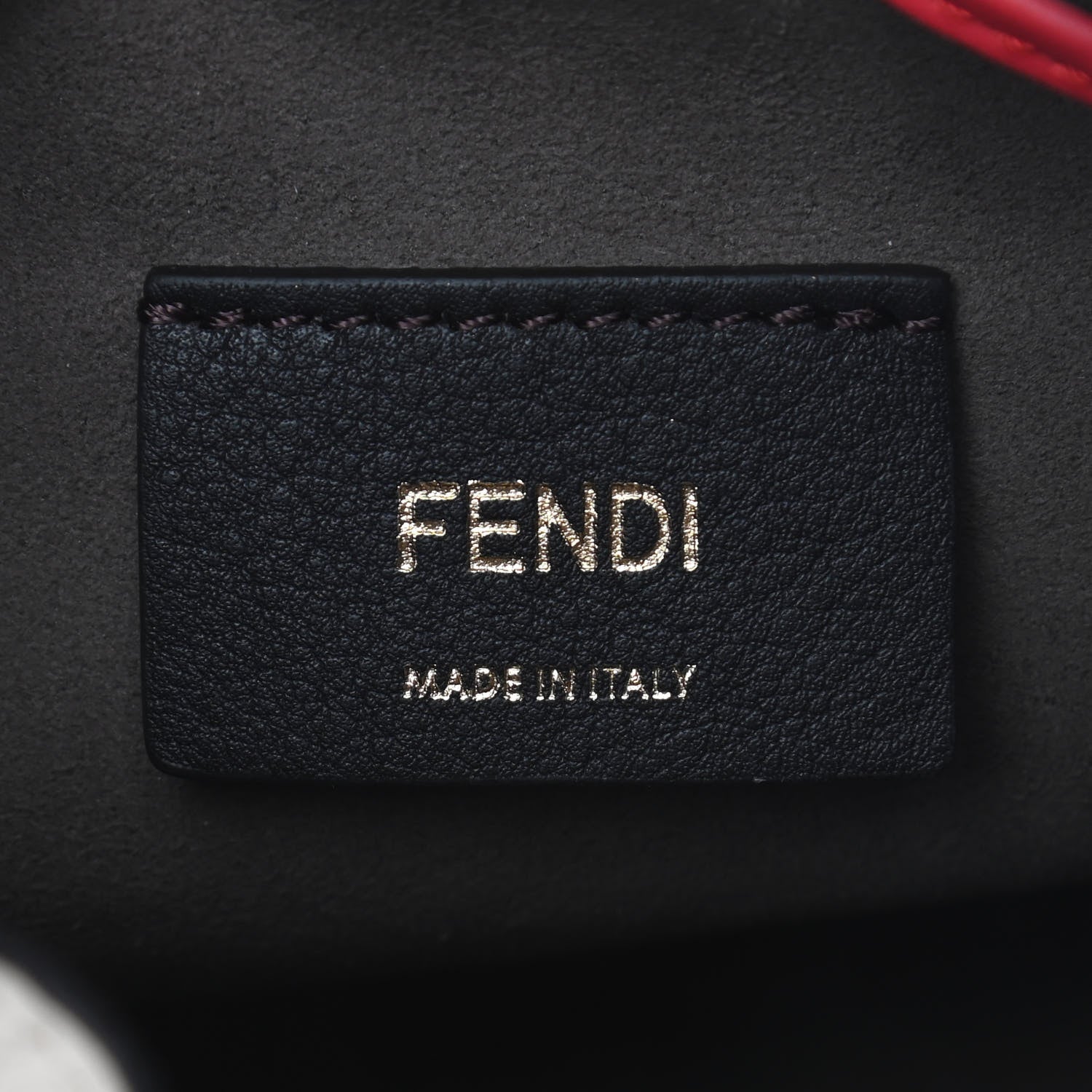 Fendi Vitello Liberty Century F is Fendi Whipstitch Mini Mon Tresor Bucket Bag Camelia Fiamma 6 of 7