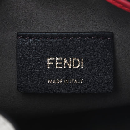 Fendi Vitello Liberty Century F is Fendi Whipstitch Mini Mon Tresor Bucket Bag Camelia Fiamma 6 of 7