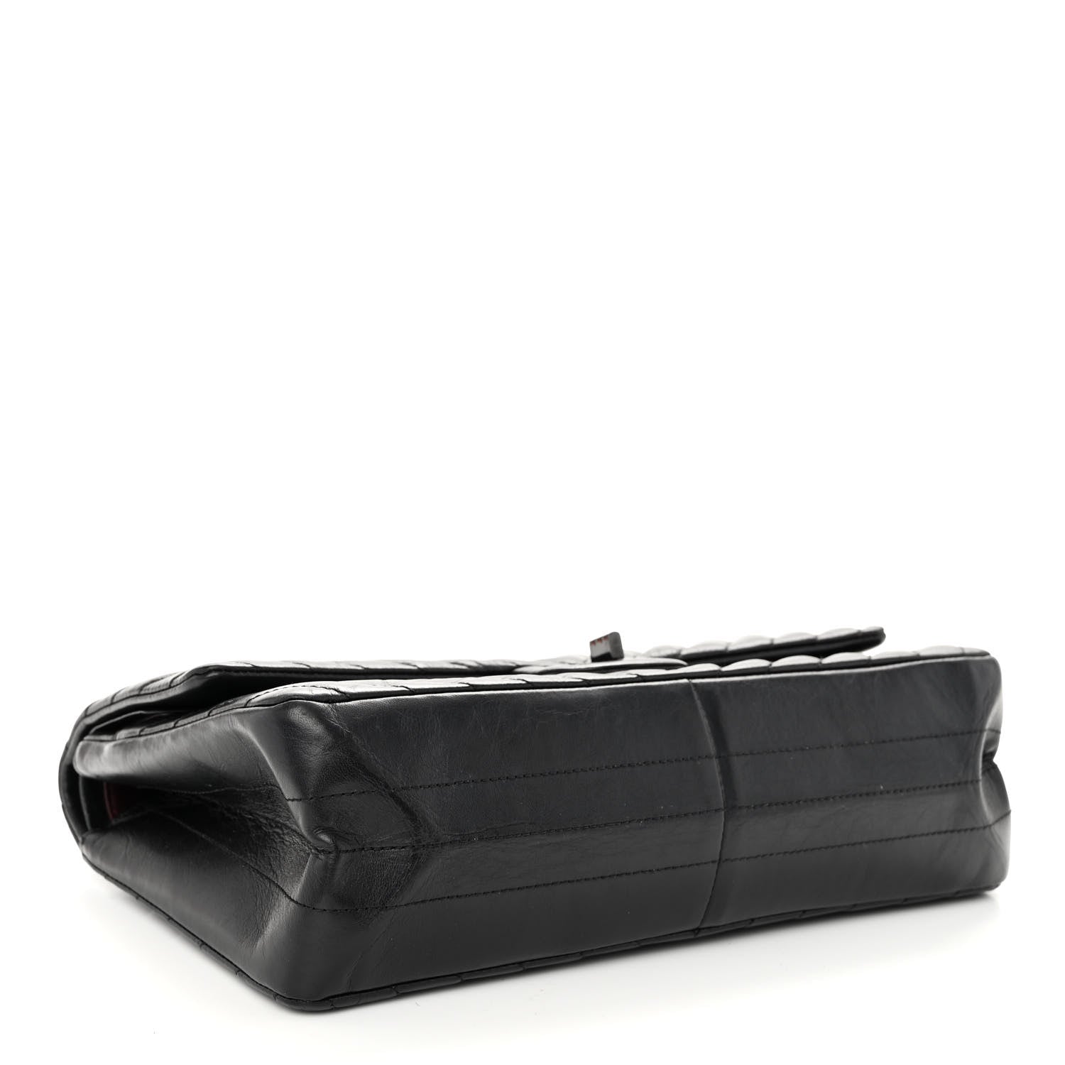 Chanel Aged Calfskin Chevron Quilted 2.55 Reissue 226 So Black 4 of 10