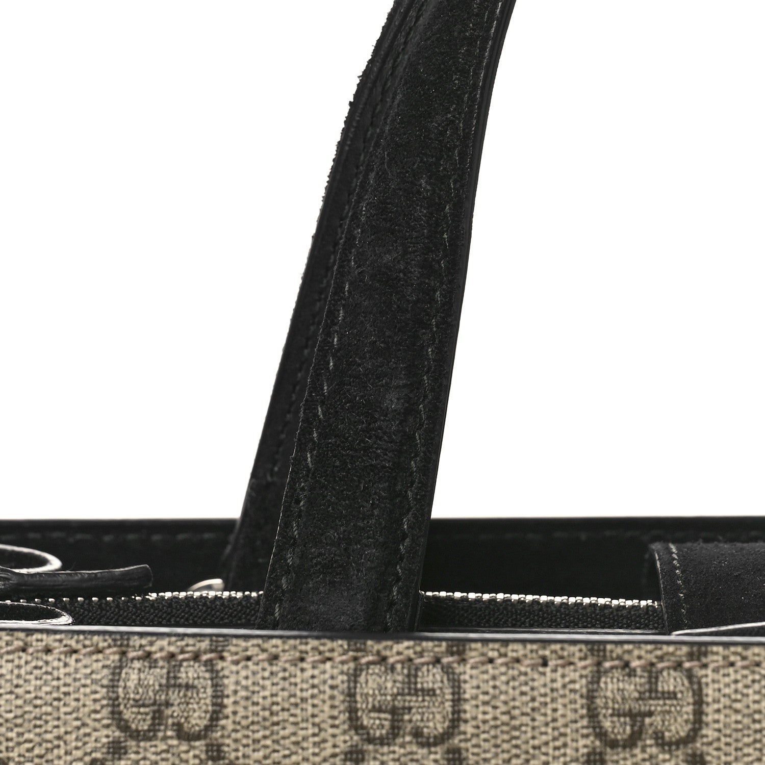 Gucci GG Supreme Monogram Dionysus Tote Beige Black 11 of 13