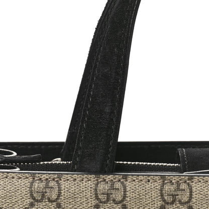 Gucci GG Supreme Monogram Dionysus Tote Beige Black 11 of 13