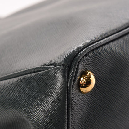 Prada Saffiano Lux Extra Large Galleria Double Zip Tote Smeraldo 11 of 14