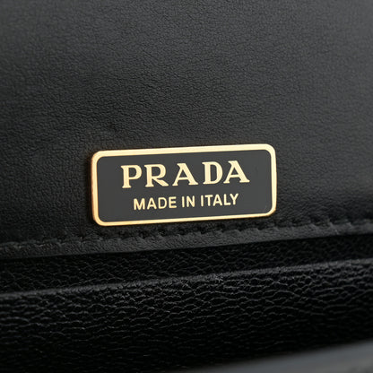 Prada City Calf Saffiano Cahier Bag Black 6 of 12