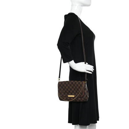 Louis Vuitton Damier Ebene Favorite MM 2 of 11