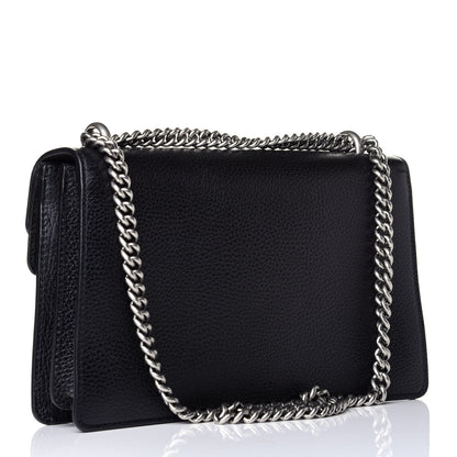 Gucci Pebbled Calfskin Small Dionysus Shoulder Bag Black 4 of 10