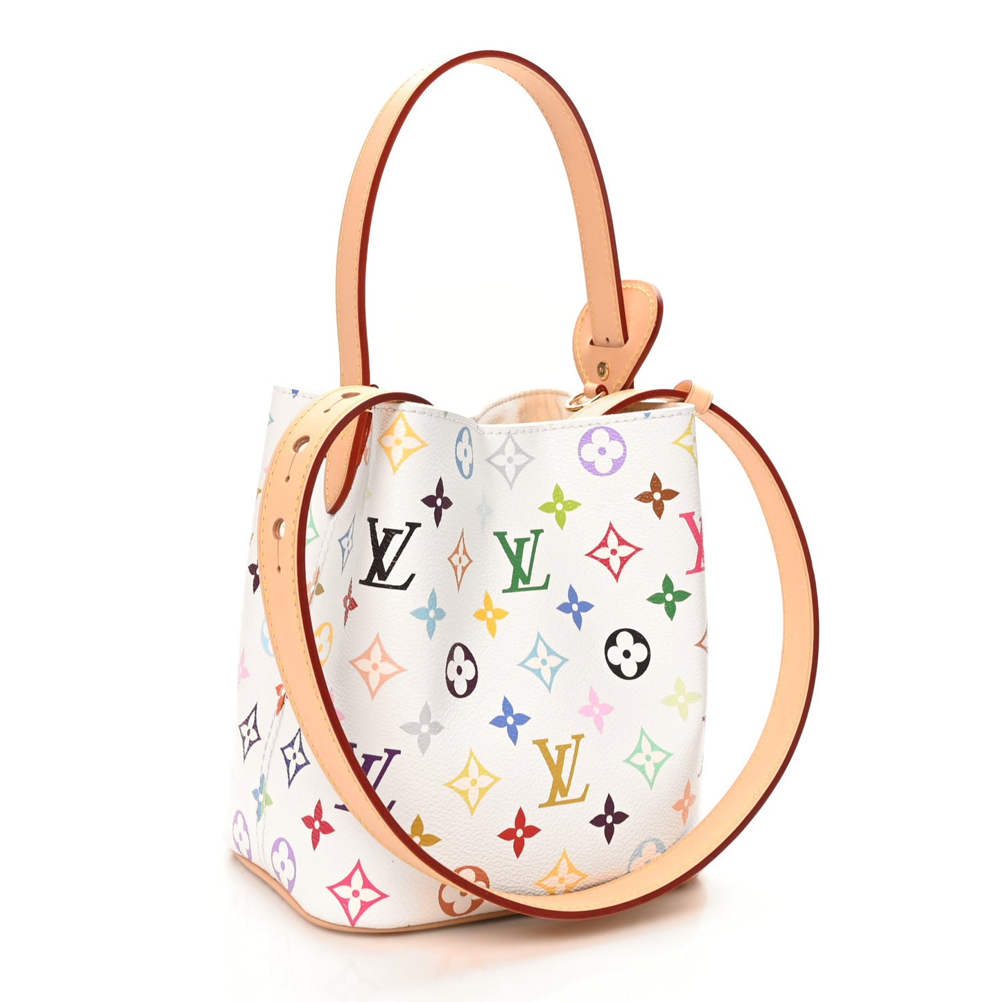 LV X TM Monogram Multicolor All In BB White