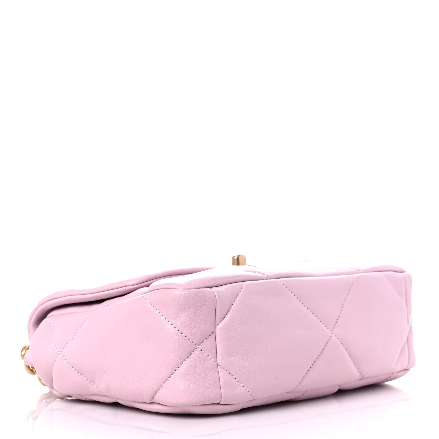 Chanel Lambskin Quilted Medium Chanel 19 Flap Light Pink 4 of 10
