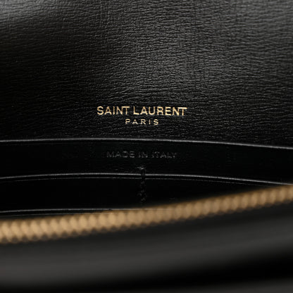 Saint Laurent Calfskin Monogram Sunset Chain Wallet Black 6 of 11