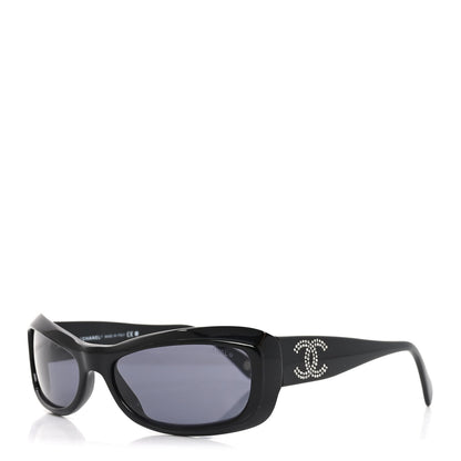 Chanel Crystal CC Logo Sunglasses 5095-B Black 1 of 7