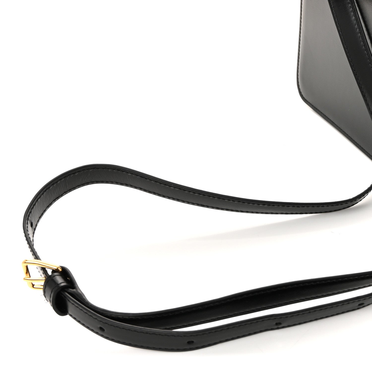 Celine Shiny Calfskin Teen Triomphe Black 15 of 15