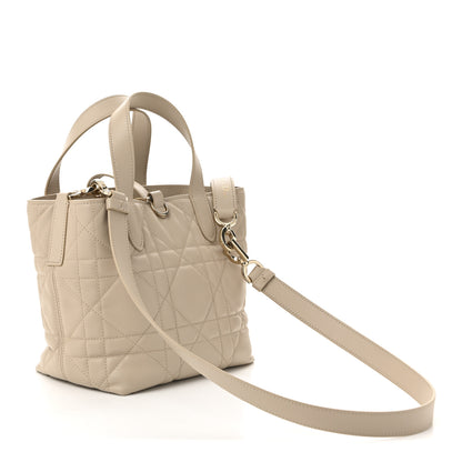 Christian Dior Calfskin Macrocannage Small Toujours Vertical Beige 3 of 10