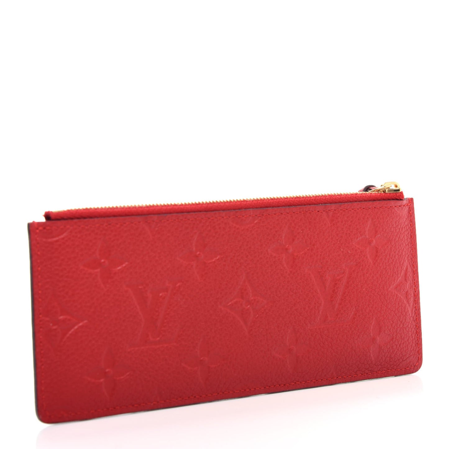 Empreinte Felicie Chain Wallet Zippered Insert Cherry