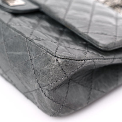 Chanel Aged Calfskin Quilted 50th Anniversary 2.55 Reissue 225 Flap Grey 10 of 21