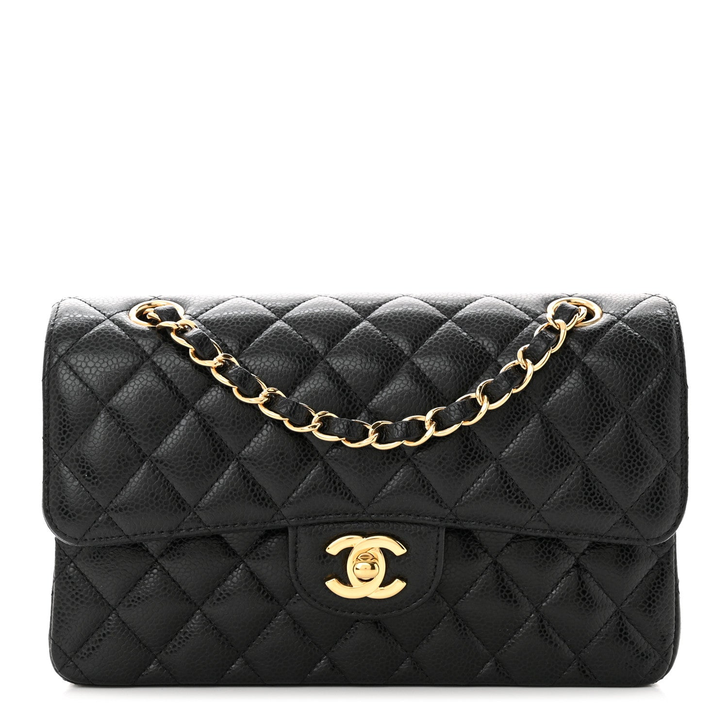 Chanel Caviar Quilted Small Double Flap Black 1 of 10