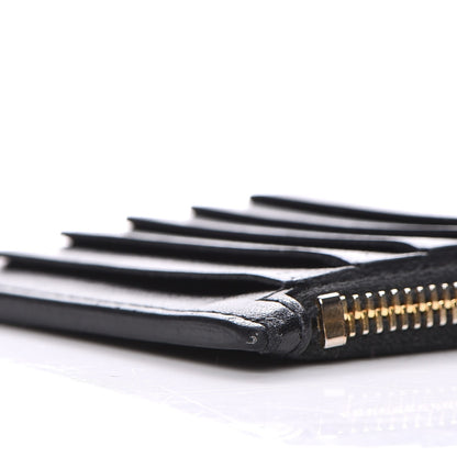 Saint Laurent Calfskin 5 Fragments Zip Pouch Card Holder Black 12 of 12