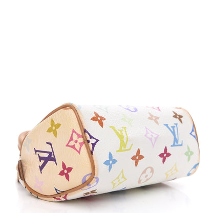 Louis Vuitton Monogram Multicolor Mini Sac HL Speedy White 3 of 9
