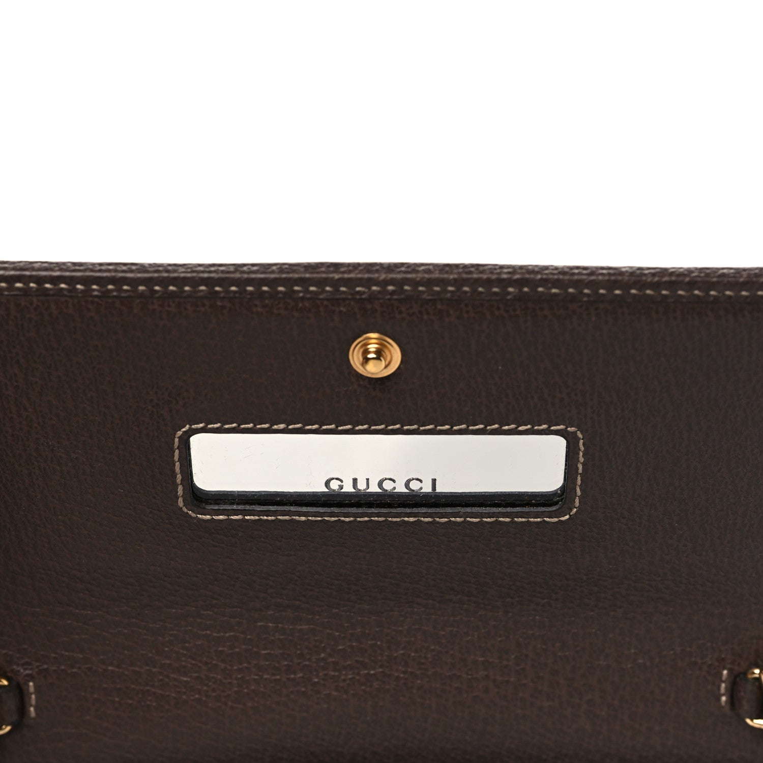 Gucci GG Supreme Monogram Web Ophidia Wallet On Chain Brown 7 of 7