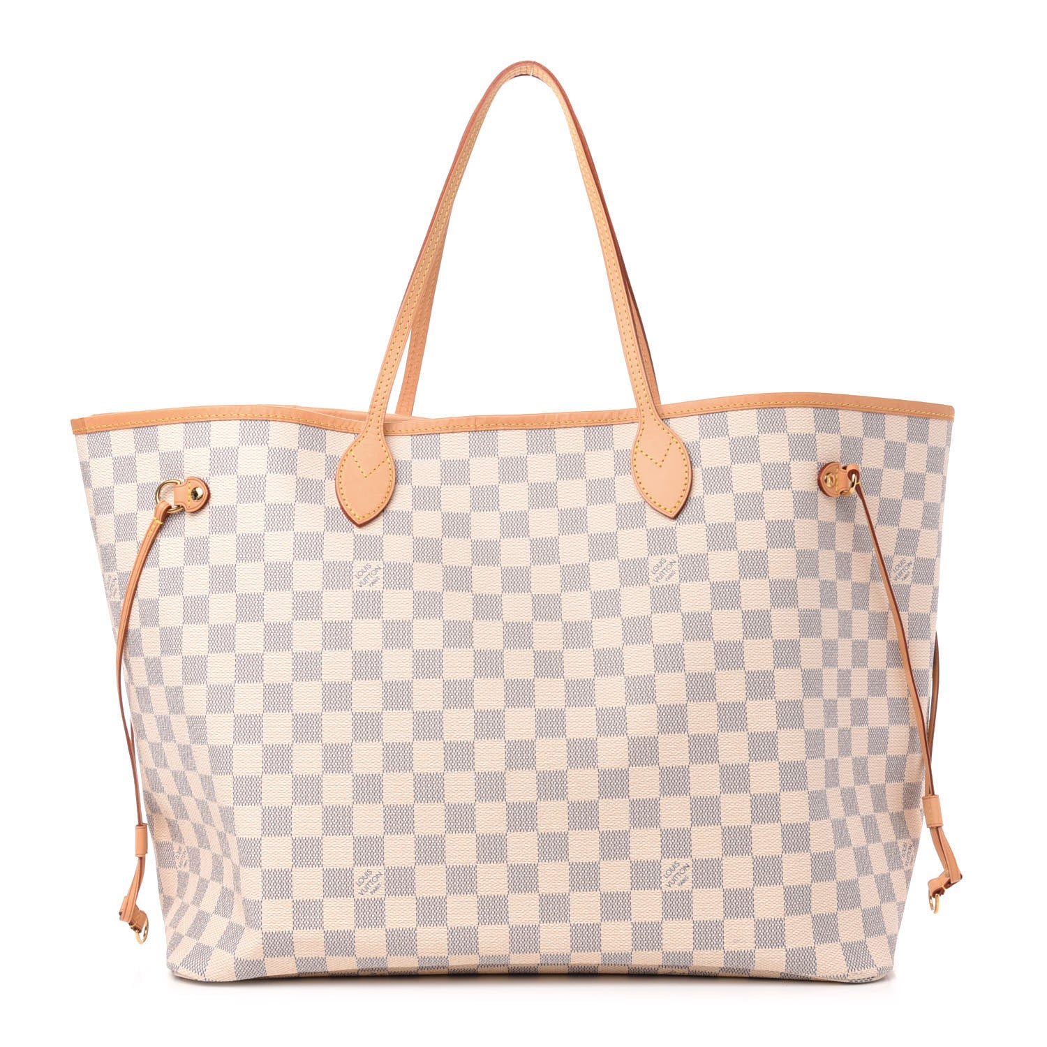 Louis Vuitton Damier Azur Neo Neverfull GM Rose Ballerine 3 of 14