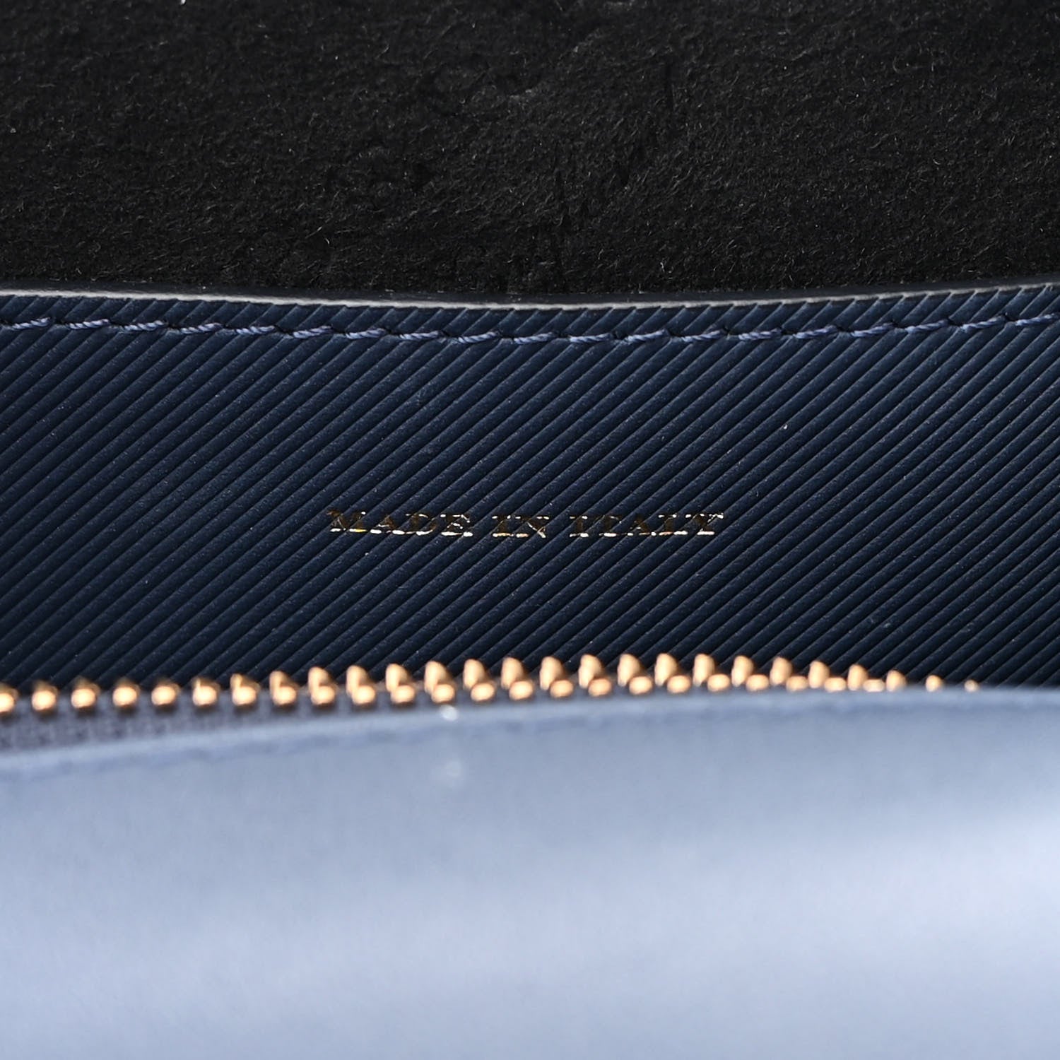 Burberry Trench Calfskin Small DK88 Top Handle Bag Ink Blue 7 of 9