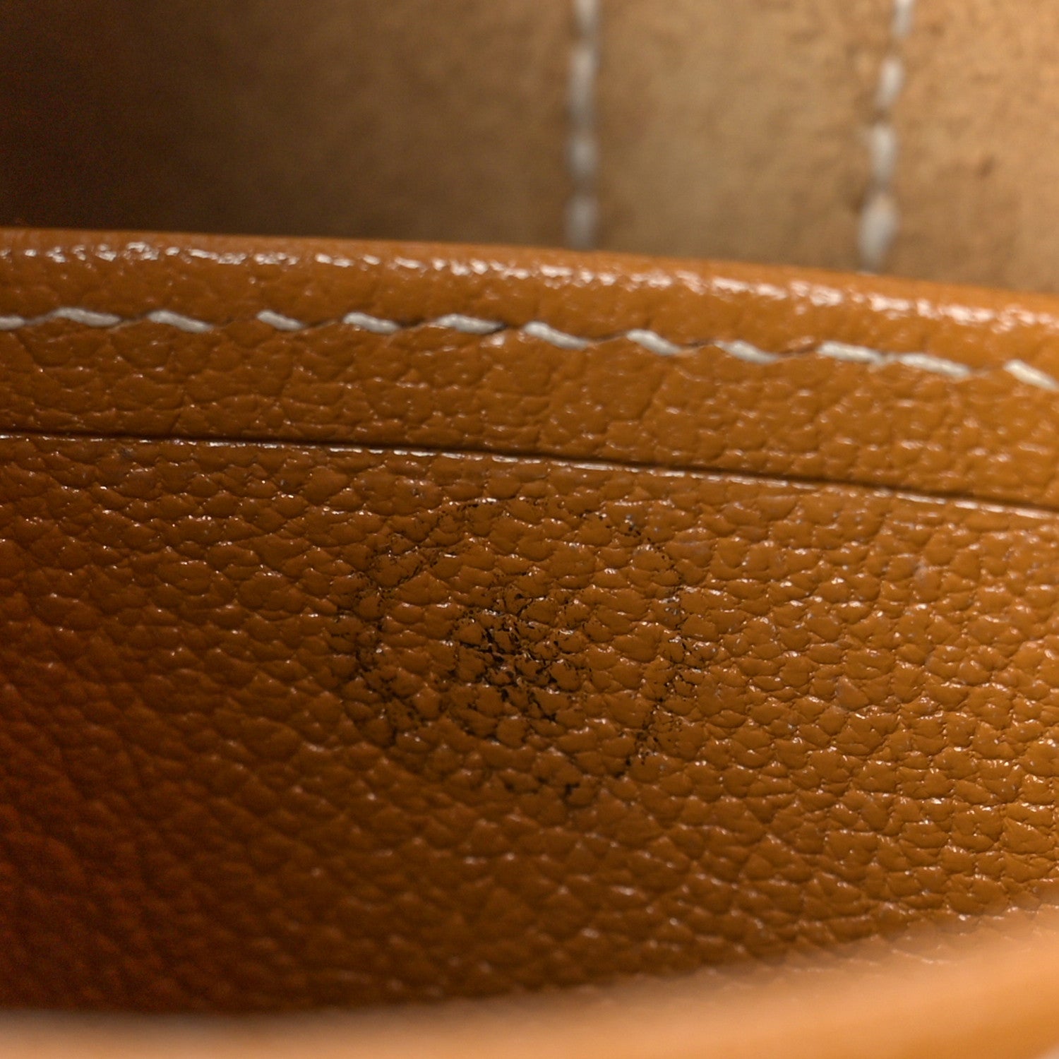 Hermes Chevre Mysore Trim 24 Gold 6 of 8