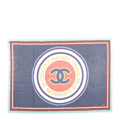 Chanel Cotton CC Cambon Logo Scarf Multicolor 1 of 3