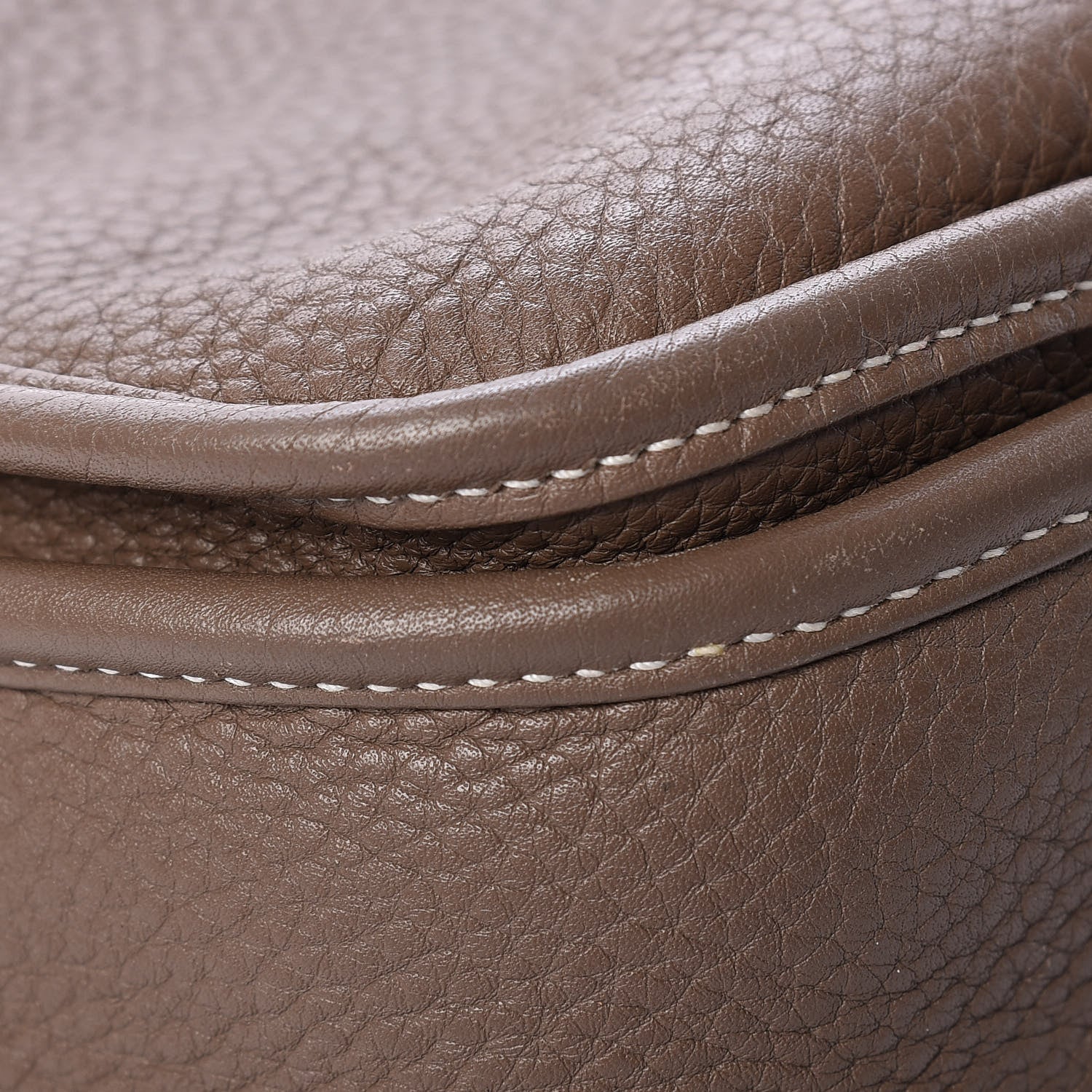 Hermes Taurillon Clemence Evelyne III PM Etoupe 12 of 16