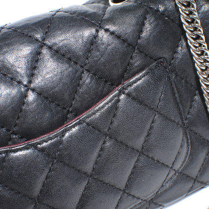 Chanel Lambskin Quilted East West Flap Bijoux Chain Black 4 of 10