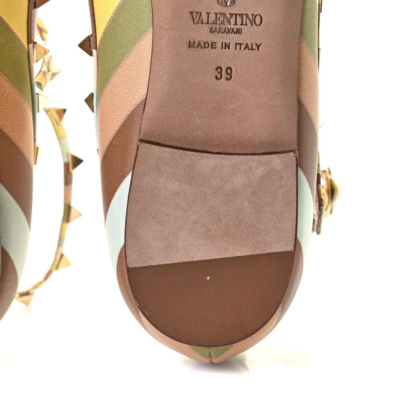 Nappa Native Couture 1975 Rockstud Cage Ballerina Flats 39 Multicolor