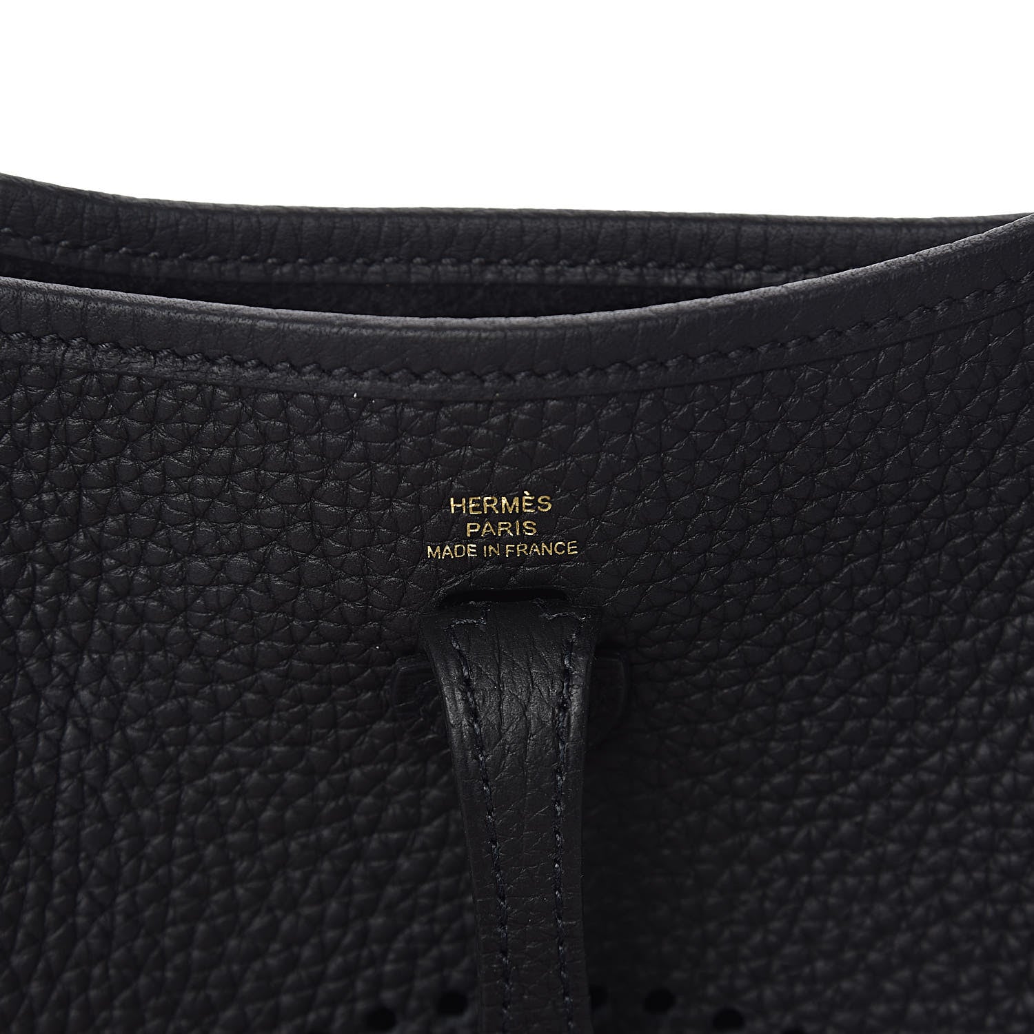 Hermes Taurillon Clemence Evelyne TPM Black 6 of 12