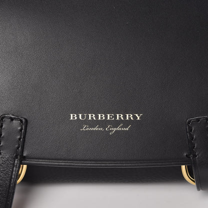 Burberry Calfskin Baby Bridle Saddle Bag Black 6 of 10