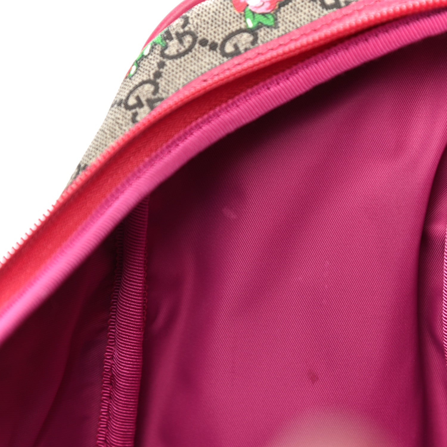 Gucci GG Supreme Monogram Rose Bud Diaper Bag Pink 16 of 17