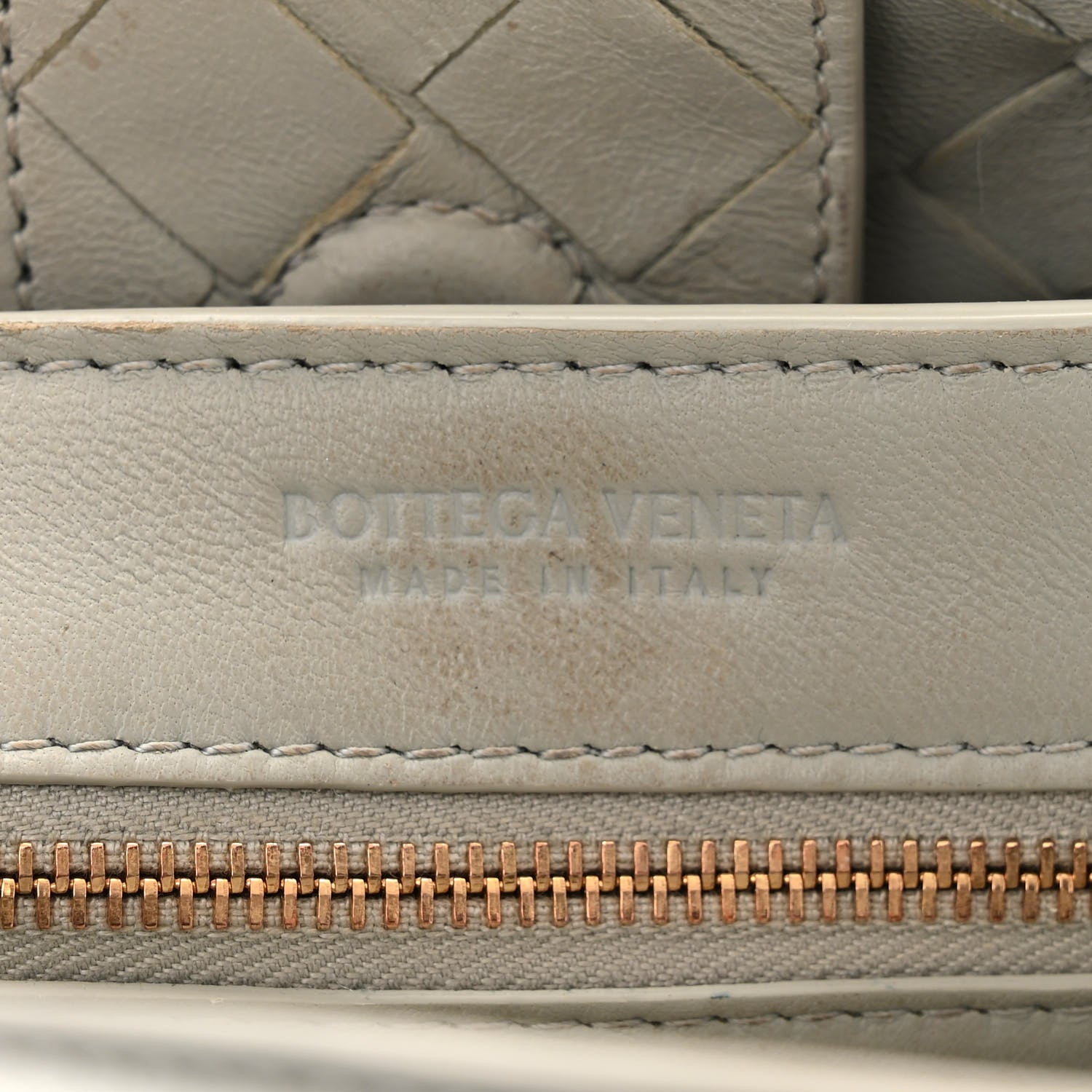 Bottega Veneta Nappa Intrecciato Small Andiamo Shoulder Bag Agate Grey 6 of 13