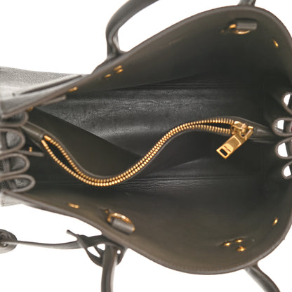 Saint Laurent Grained Calfskin Baby Sac De Jour Bronze 4 of 10