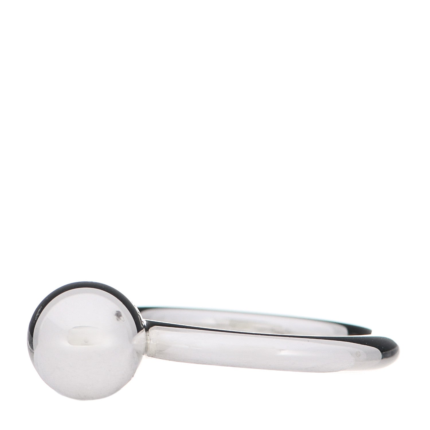 Tiffany Sterling Silver 8mm HardWear Ball Ring 53 6.5 3 of 7
