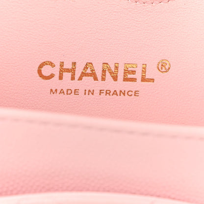 Chanel Caviar Quilted Medium Double Flap Light Pink 6 of 12