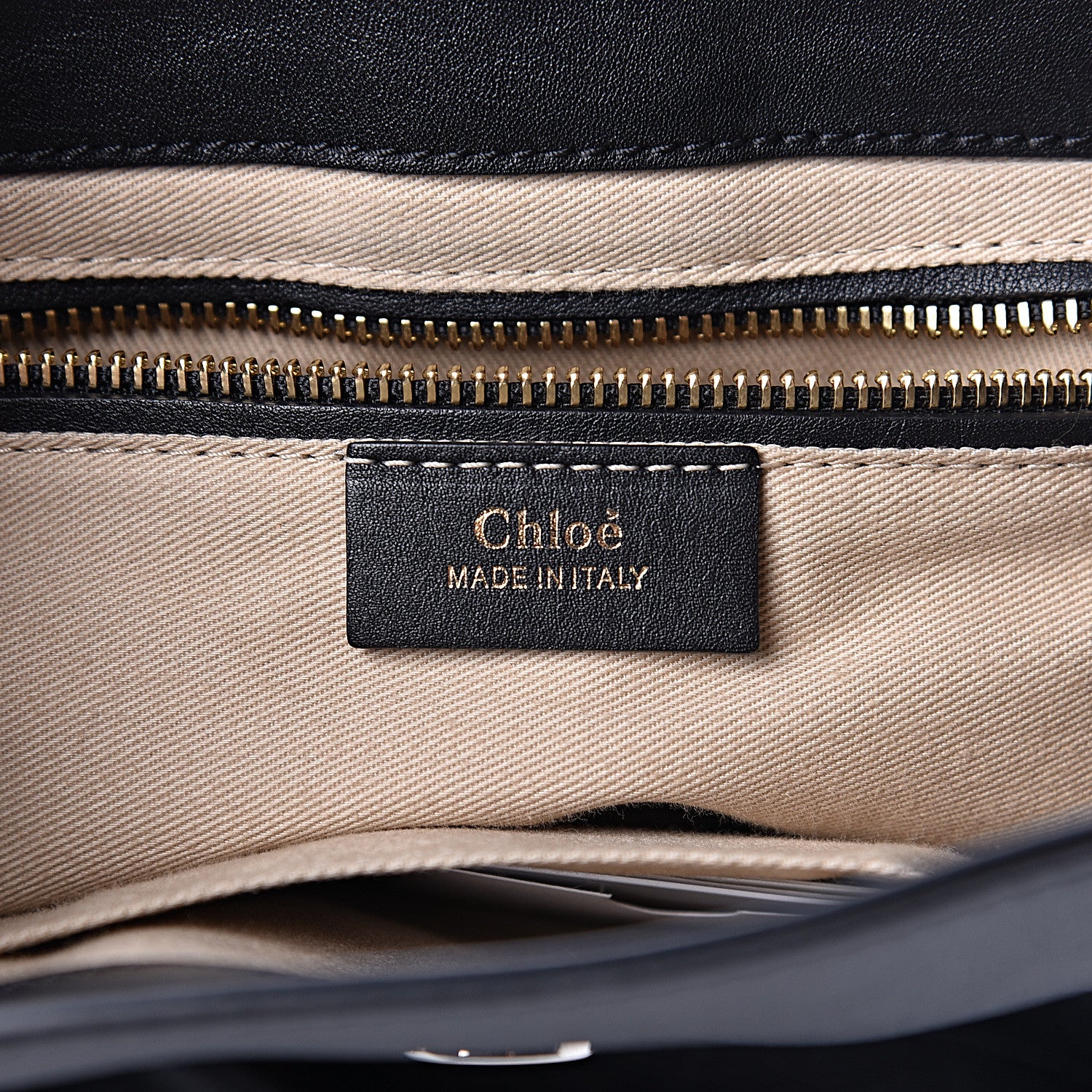 Chloe Suede Calfskin Small Faye Backpack Black 6 of 9