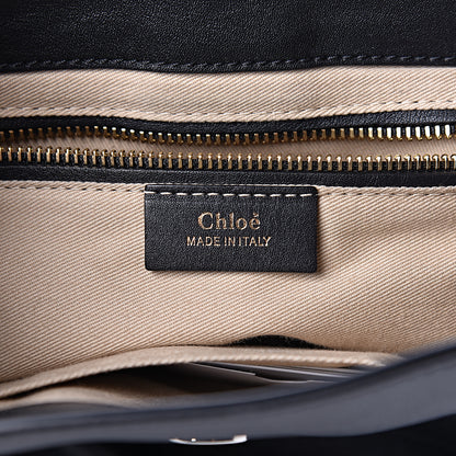 Chloe Suede Calfskin Small Faye Backpack Black 6 of 9