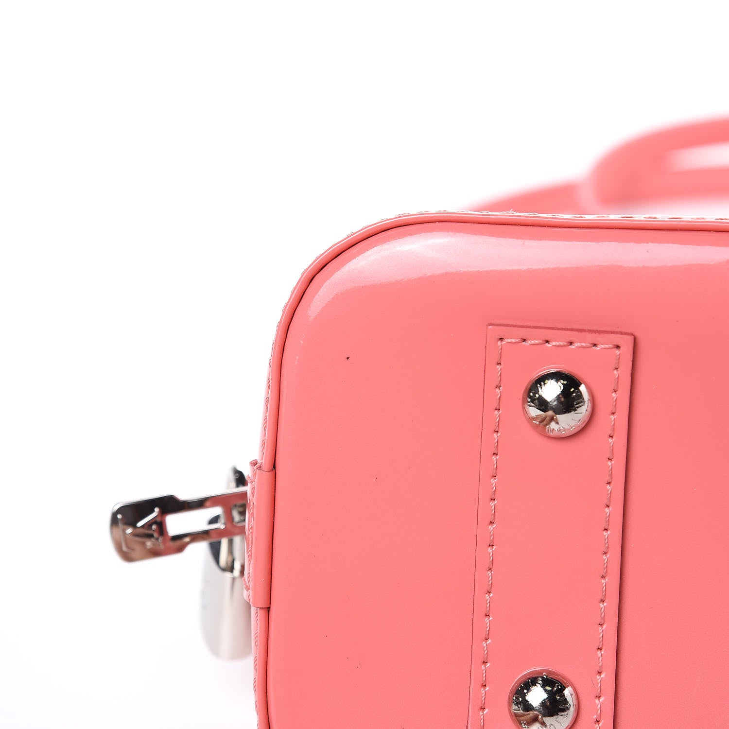 Louis Vuitton Vernis Alma BB Poppy 10 of 13