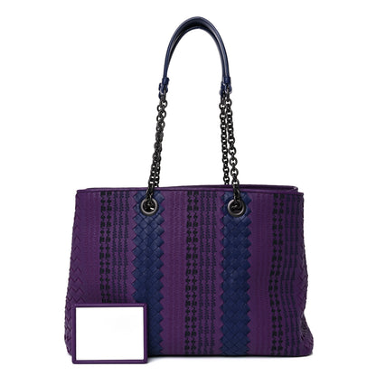 Bottega Veneta Nappa Intrecciato Medium Tote Purple 1 of 16