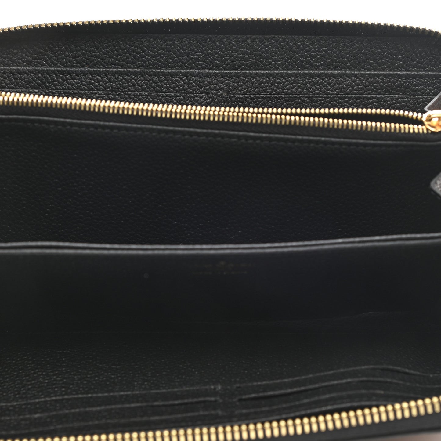 Empreinte Monogram Giant Zippy Wallet Black Beige